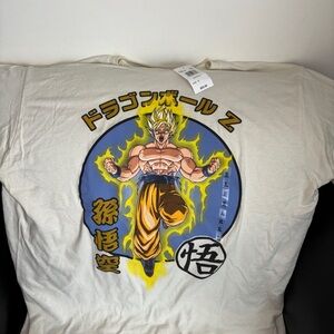 NWT DragonBall Z Graphic Tee - Cream